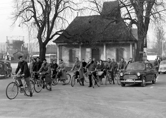 Archives Yverdon-Revue pour Pro vélos 030 Sortie Paillard mars 1960