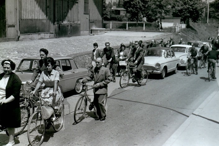 Archives Yverdon-Revue pour Pro vélos 048 Sortie Paillard juin 1964
