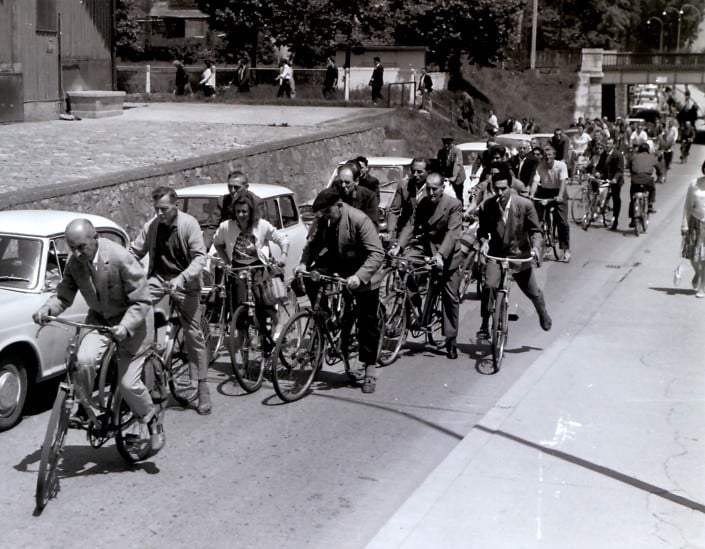 Archives Yverdon-Revue pour Pro vélos 051 Sortie Paillard juin 1964
